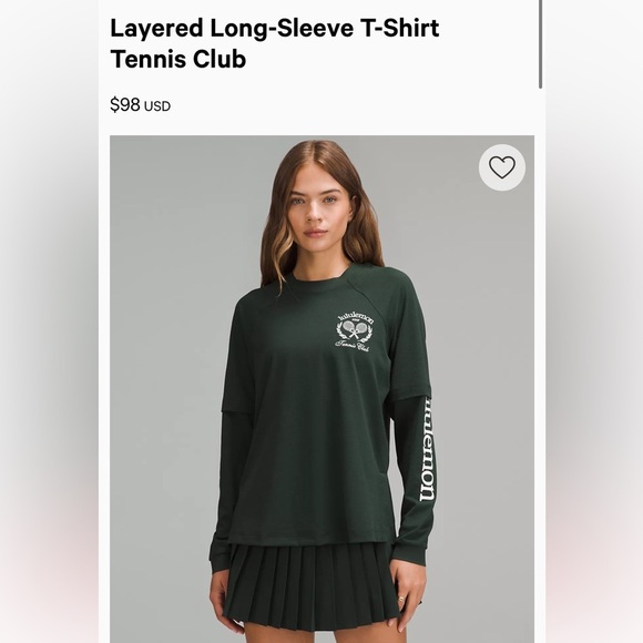 lululemon athletica Dark Green Long Sleeve Tee - Picture 2 of 11